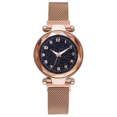 Montre Quartz Femme – Cadran Lumineux “Ciel Étoilé