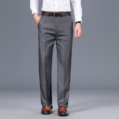 Pantalon Homme Automne/Hiver – Style Business Casual, Coupe Droite