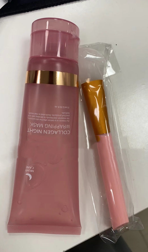 Masque Enveloppant de Nuit au Collagène – Soin Anti-Rides & Élasticité