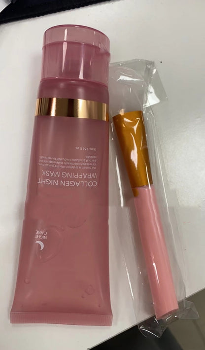 Masque Enveloppant de Nuit au Collagène – Soin Anti-Rides & Élasticité