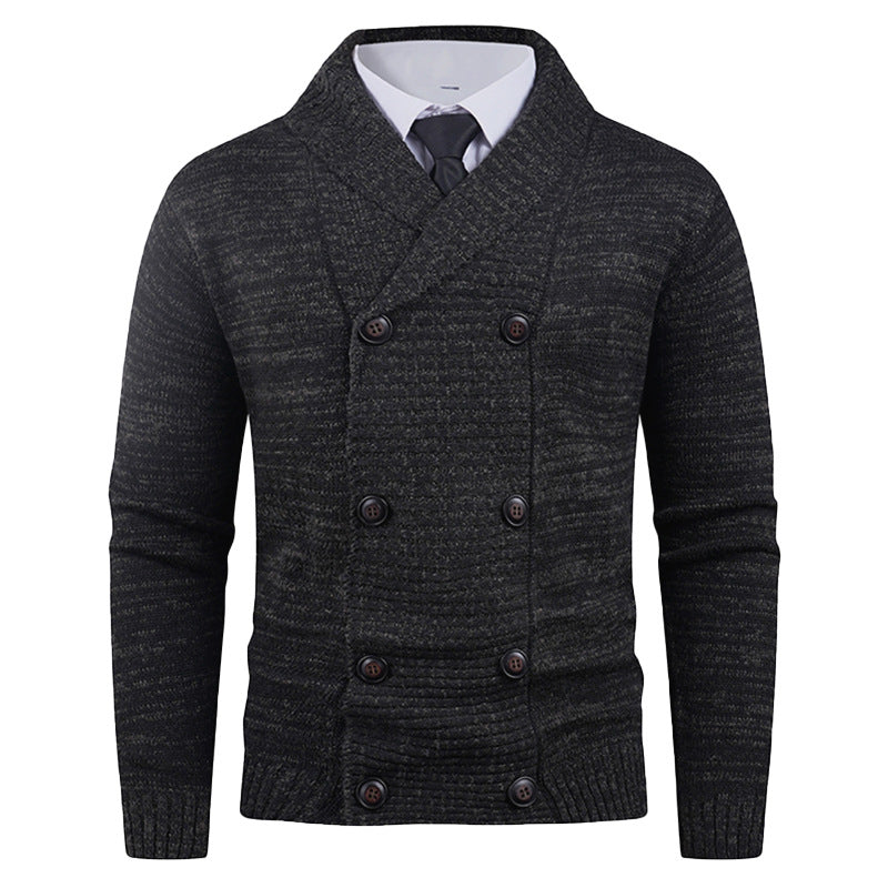 Cardigan Double Boutonnage Homme – Style Décontracté et Tendance pour Jeunes