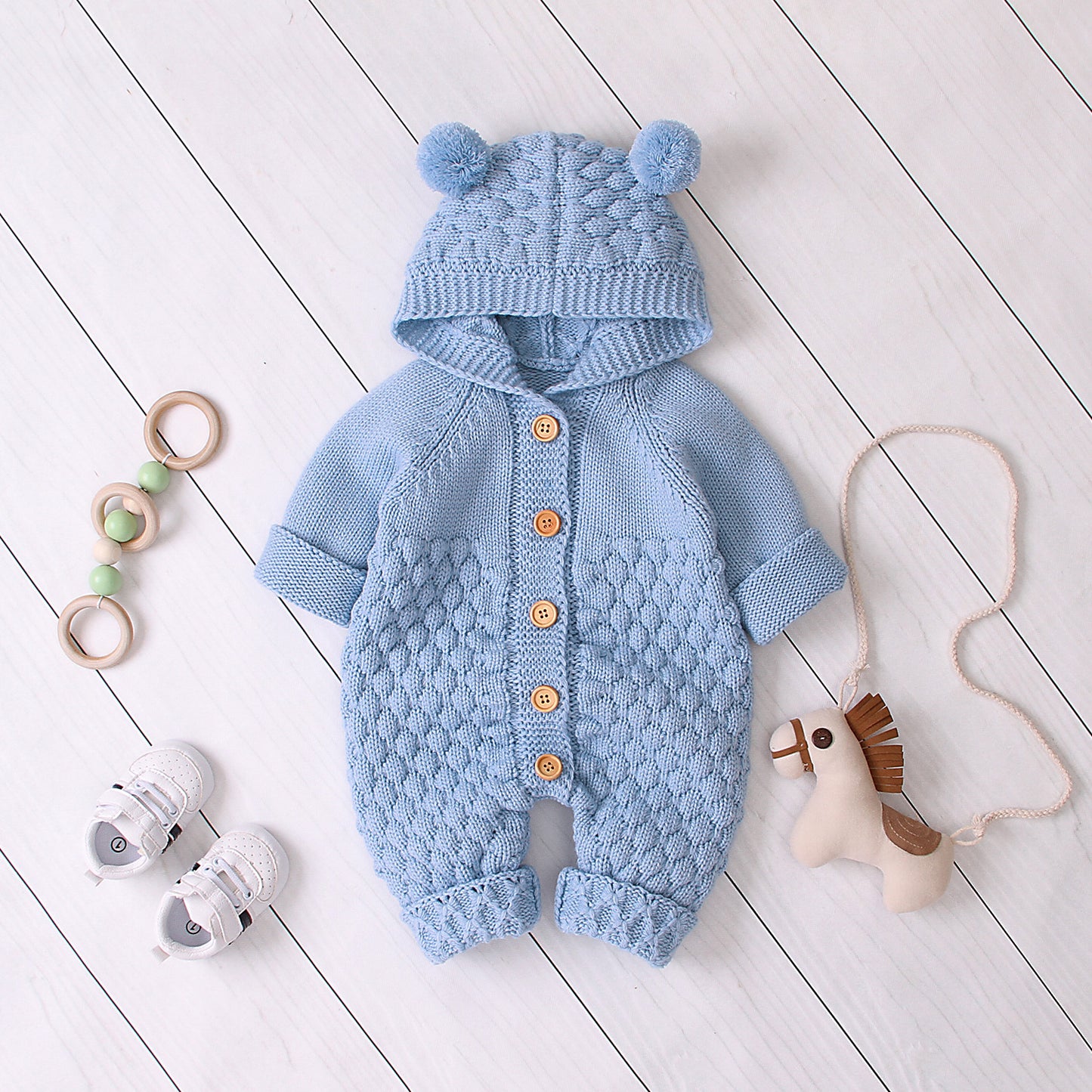 Combinaison à Capuche en Tricot – Combinaison Femme Confortable et Stylée