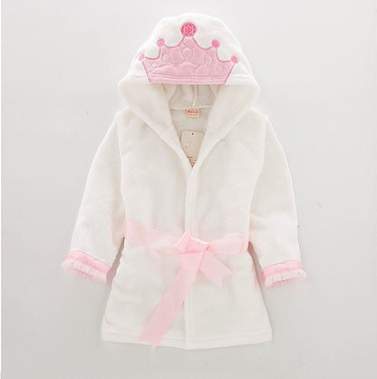 Peignoir de Bain Bébé en Flanelle – Doux, Chaud et Confortable pour Enfants