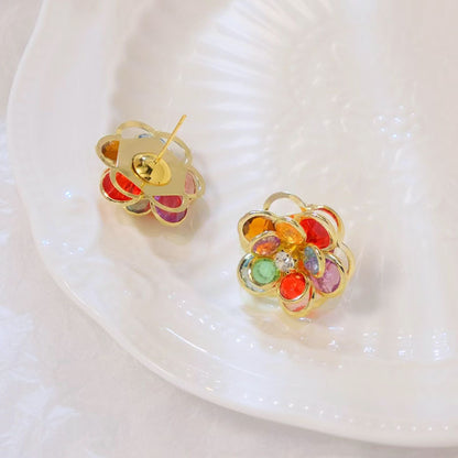 Boucles d’Oreilles Femme Fleur Délicate