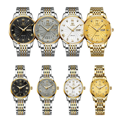 Montre Mécanique de Luxe – Élégance Business, Finition Diamants & Étanchéité