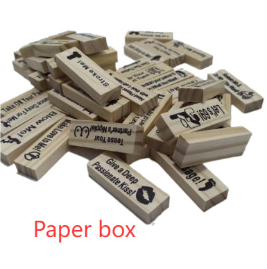 Jeu de Couple – Jenga Intime & Tour d’Empilement pour Soirées, Saint-Valentin et Jeux de Groupe