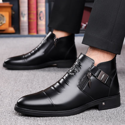 Bottines Cheville Homme Rétro Coupe Large