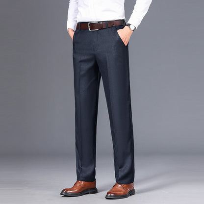 Pantalon Homme Automne/Hiver – Style Business Casual, Coupe Droite