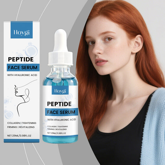 Sérum Visage aux Peptides – Anti-Âge, Raffermissant &amp; Hydratation Intense