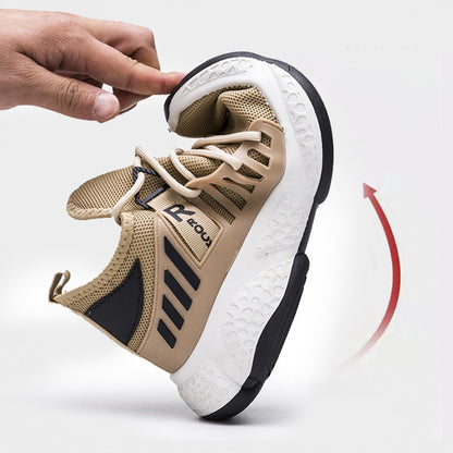 Baskets Homme Respirantes en Mesh – Sneakers de Sport Légères et Confortables