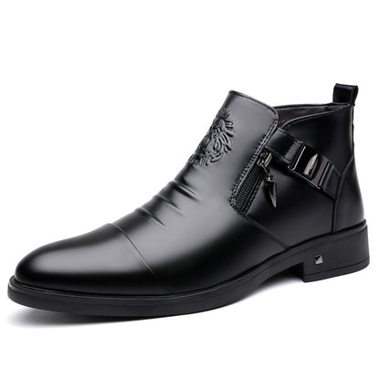 Bottines Cheville Homme Rétro Coupe Large