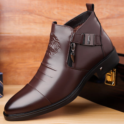 Bottines Cheville Homme Rétro Coupe Large