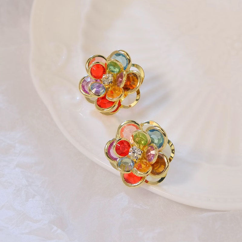 Boucles d’Oreilles Femme Fleur Délicate