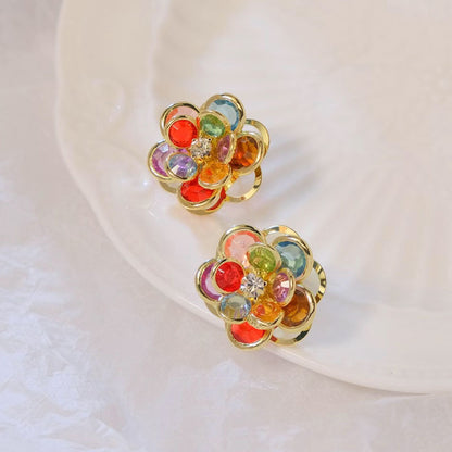 Boucles d’Oreilles Femme Fleur Délicate
