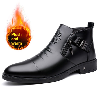 Bottines Cheville Homme Rétro Coupe Large