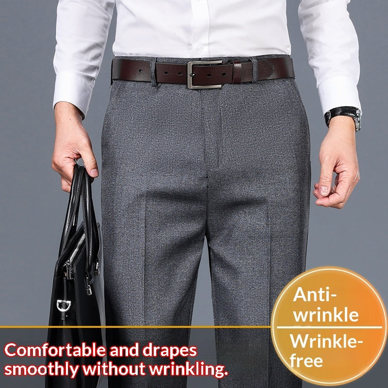 Pantalon Homme Automne/Hiver – Style Business Casual, Coupe Droite