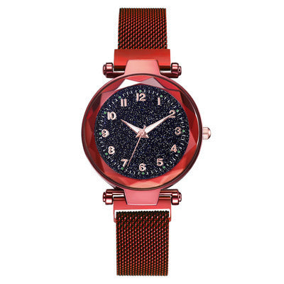 Montre Quartz Femme – Cadran Lumineux “Ciel Étoilé