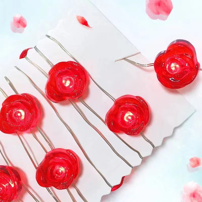 Lampe Décorative Saint-Valentin – Rose d’Amour LED, Lumière d’Ambiance Romantique