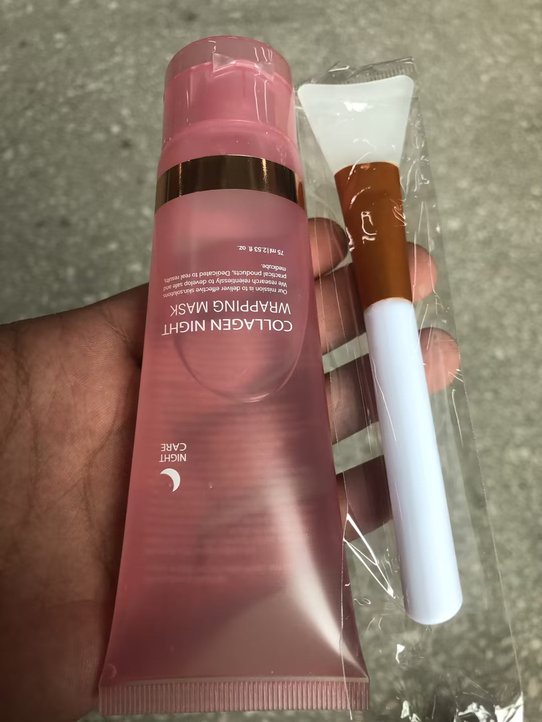 Masque Enveloppant de Nuit au Collagène – Soin Anti-Rides & Élasticité