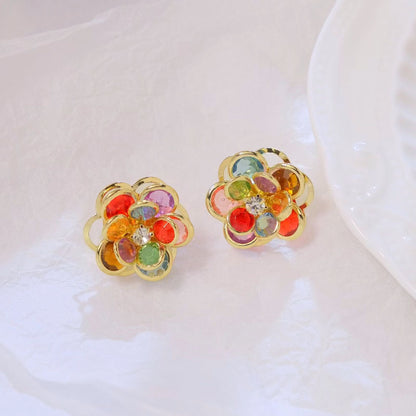 Boucles d’Oreilles Femme Fleur Délicate