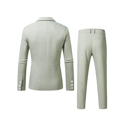 Ensemble Costume Homme Couleur Unie – Style Business et Élégant