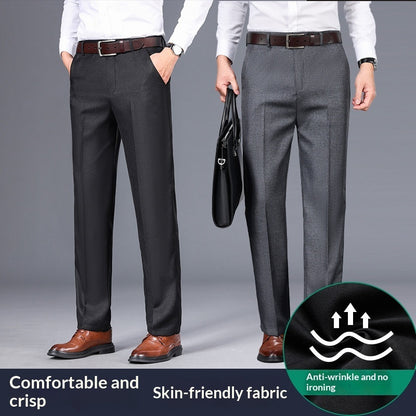 Pantalon Homme Automne/Hiver – Style Business Casual, Coupe Droite