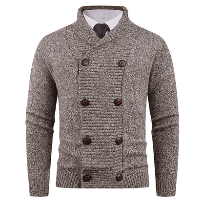 Cardigan Double Boutonnage Homme – Style Décontracté et Tendance pour Jeunes