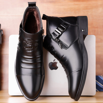 Bottines Cheville Homme Rétro Coupe Large