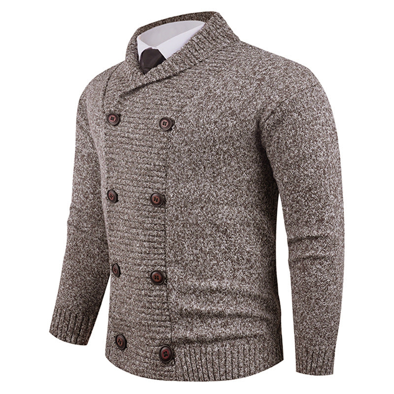 Cardigan Double Boutonnage Homme – Style Décontracté et Tendance pour Jeunes