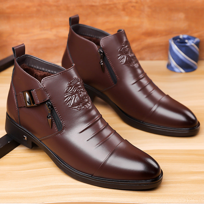 Bottines Cheville Homme Rétro Coupe Large