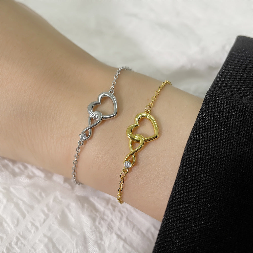 Bracelet Cœur Femme Romantique – Bijou Élégant Saint-Valentin | NovelKay