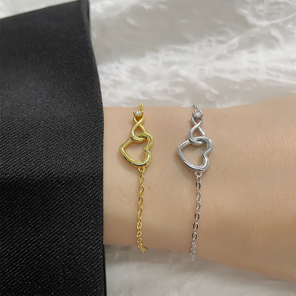 Bracelet Cœur Femme Romantique – Bijou Élégant Saint-Valentin | NovelKay