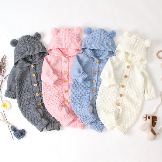 Combinaison à Capuche en Tricot – Combinaison Femme Confortable et Stylée