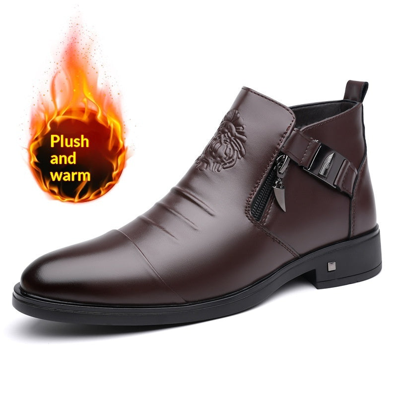 Bottines Cheville Homme Rétro Coupe Large