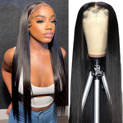 Perruque en Cheveux Humains Lace HD Transparente – Naturelle, Douce & Facile à Coiffer