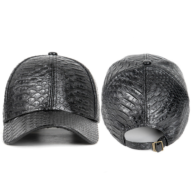 Casquette Baseball en Cuir – Nouvelle Collection Printemps, Haute Qualité