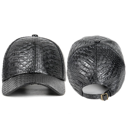 Casquette Baseball en Cuir – Nouvelle Collection Printemps, Haute Qualité