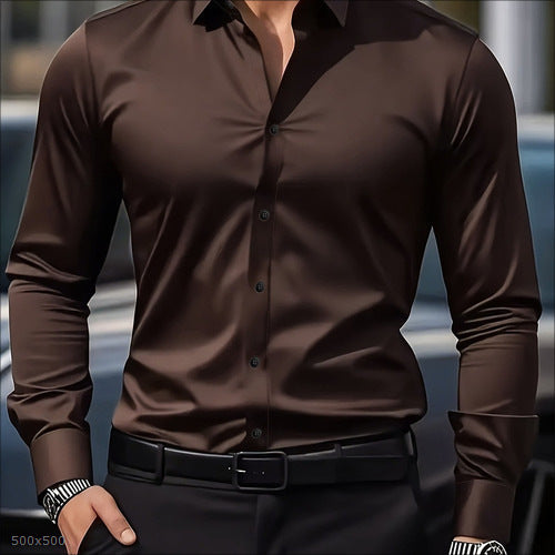 Chemise Homme Décontractée Respirante et Séchage Rapide – Style Resort / Vacances