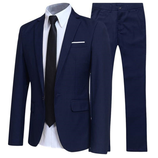Costume Homme Deux-Pièces – Style Britannique, Élégance de Gentleman Coiffeur