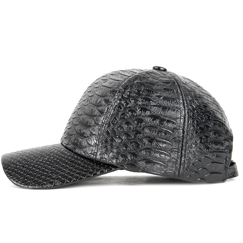 Casquette Baseball en Cuir – Nouvelle Collection Printemps, Haute Qualité
