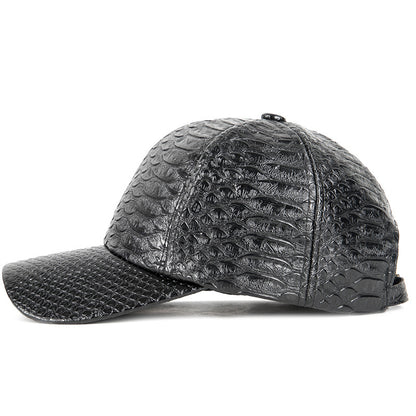 Casquette Baseball en Cuir – Nouvelle Collection Printemps, Haute Qualité