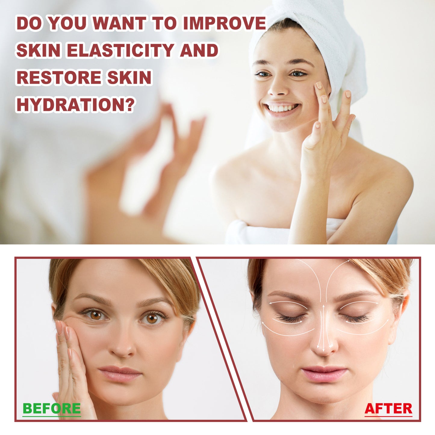 Masque Visage au Collagène – Anti-Rides, Anti-Âge & Lissant pour Ridules