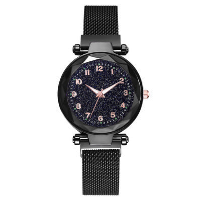 Montre Quartz Femme – Cadran Lumineux “Ciel Étoilé