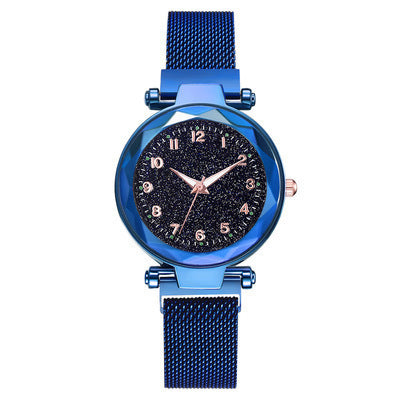 Montre Quartz Femme – Cadran Lumineux “Ciel Étoilé