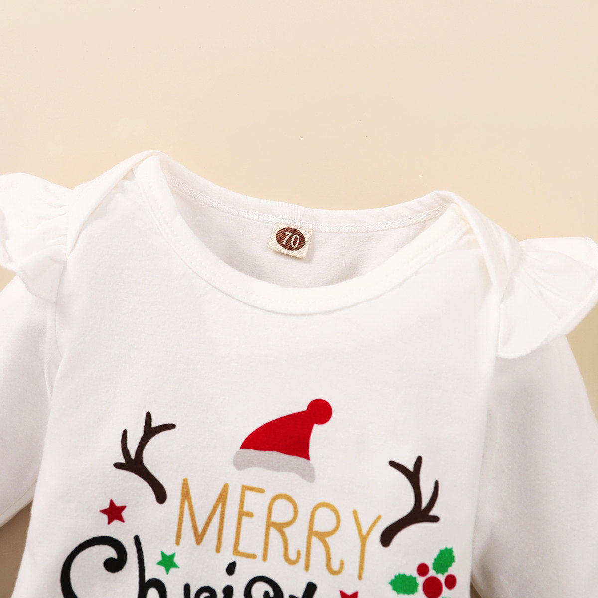 Ensemble Bébé 4 Pièces – Style INS, Manches Volantes à Fleurs, Confort et Douceur