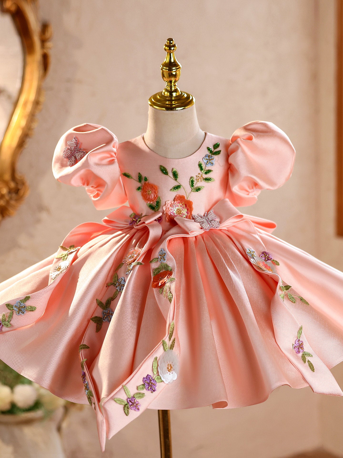 Robe Princesse Élégante pour Enfant – Costume de Scène & Anniversaire