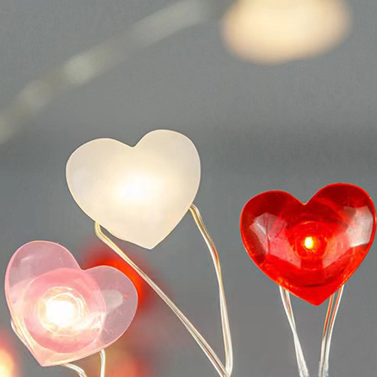 Lampe Décorative Saint-Valentin – Rose d’Amour LED, Lumière d’Ambiance Romantique