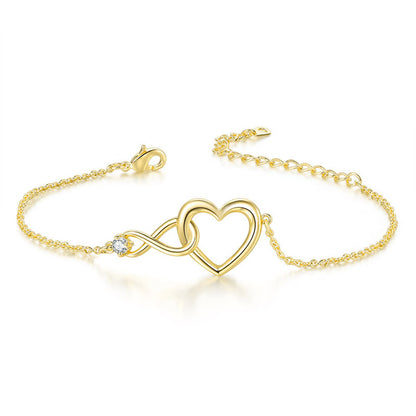 Bracelet Cœur Femme Romantique – Bijou Élégant Saint-Valentin | NovelKay
