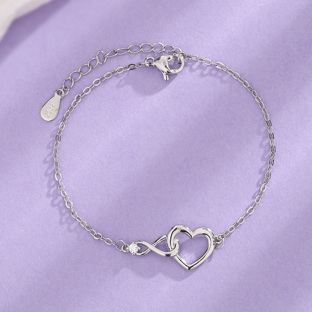 Bracelet Cœur Femme Romantique – Bijou Élégant Saint-Valentin | NovelKay