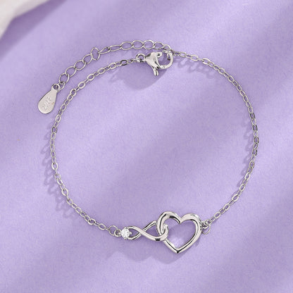 Bracelet Cœur Femme Romantique – Bijou Élégant Saint-Valentin | NovelKay